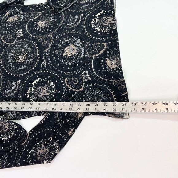 Talbots Merino Wool Sweater Womens MP Crew Floral Tribal Long Sleeve Pullover - Picture 4 of 9